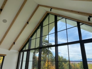 Reclaimed White Oak S4S Beams - Living Room