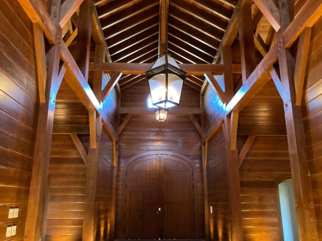 Douglas Fir RFKD Timber Frame Horse Barn