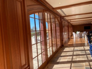 Reclaimed Heart Pine Vertical Grain Wall Paneling and Doors