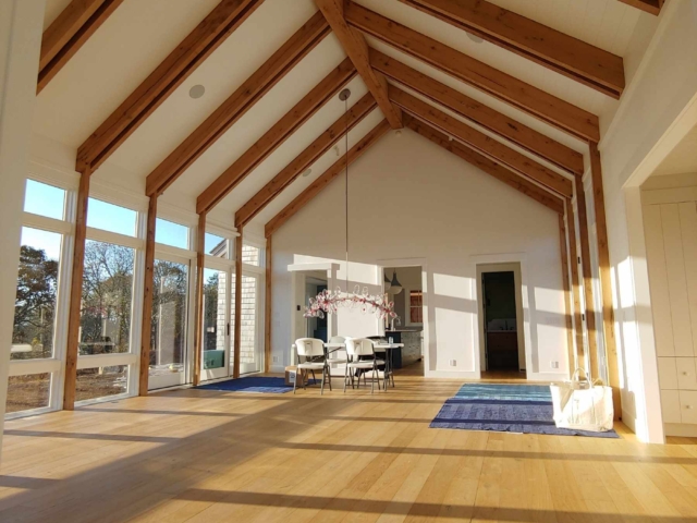 Reclaimed White Oak Re-sawn Roughsawn Texture - Great Room
