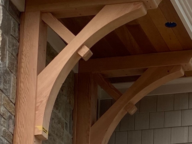 Douglas Fir Select Structural Grade Brackets - Exterior Brackets