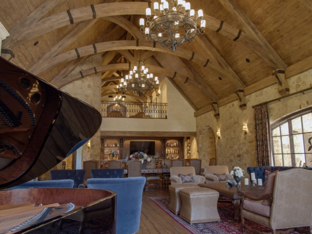 Reclaimed White Oak S4S Curved Bottom Chord Trusses