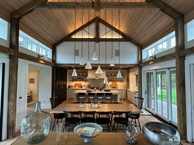 Reclaimed Natural Patina Circular Sawmark Beams