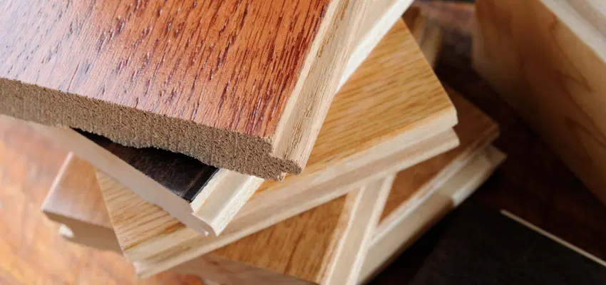 A wood that's been treated with fireproofing materials.