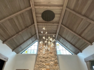 New White Oak 20 Beams S4S with Ceiling Planking