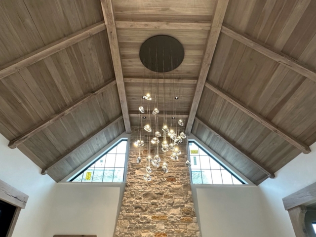New White Oak 20 Beams S4S with Ceiling Planking