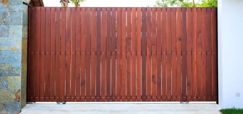 gate ideas wood fence (4) Durable woods like cedar or redwood make an excellent choice for wood fence gate.