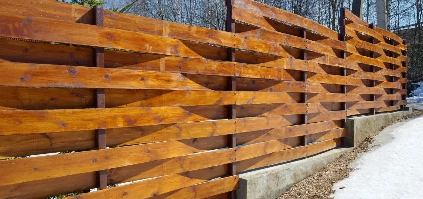 Geometric shapes are often associated with modernism due to their sophisticated look. However, the effects of geometric shapes are the same for wood fence gates.