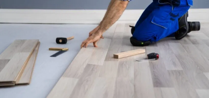 An experienced person who installs thick hardwood floors.