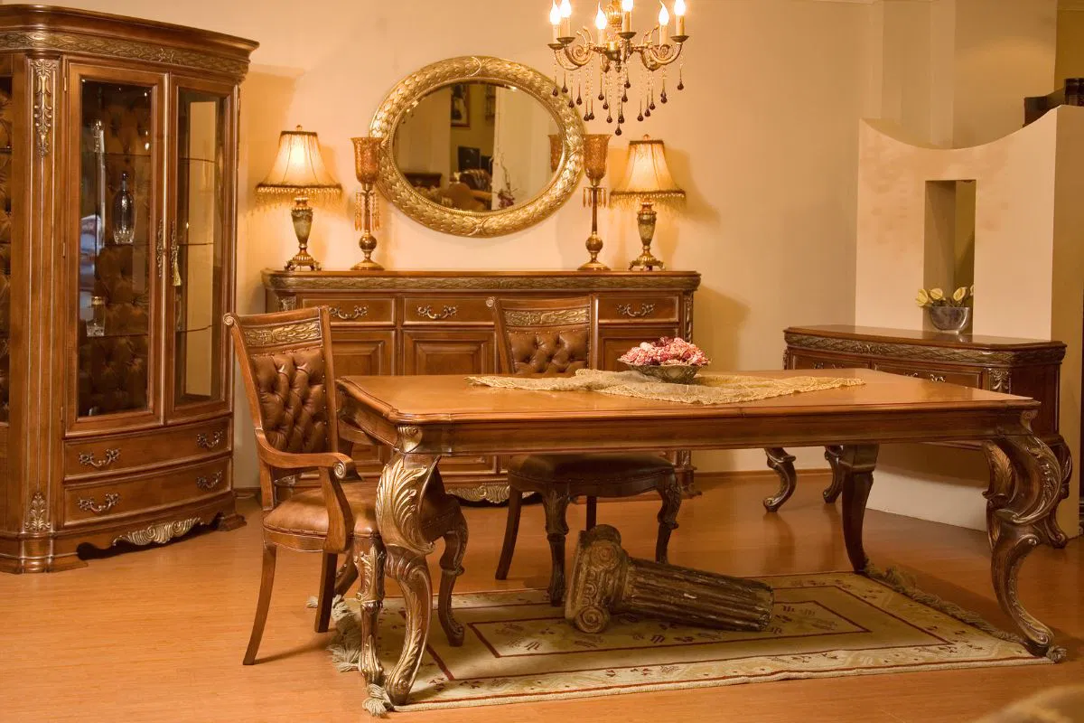 Wooden furniture is well-maintained by using olive oil.