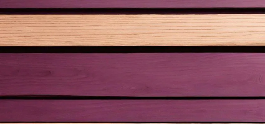 Purple Heart wood gets its name from its color-changing properties.