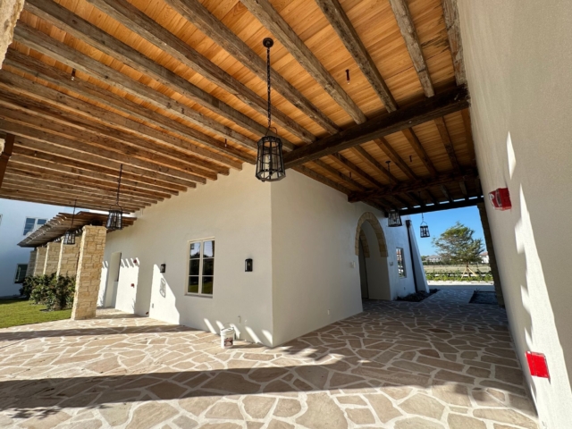 Reclaimed Douglas Fir Natural Patina Beams - Cypress Ceiling Planking - Horse Stable