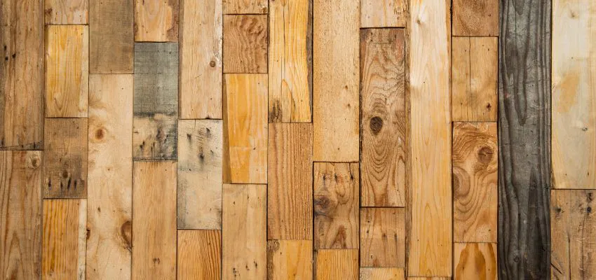 Reclaimed wood as part of the wood floor colors