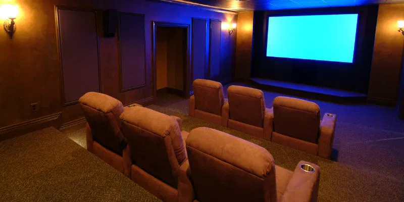 On-site theaters as part of the most luxurious apartment amenities