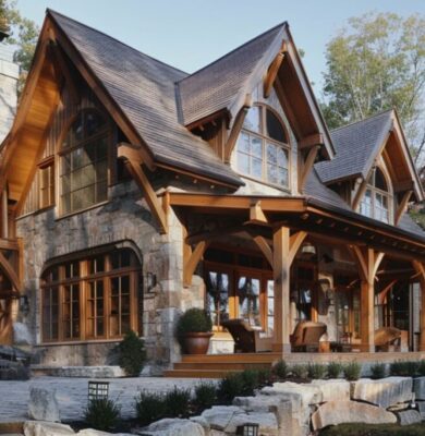 Timber-frame homes are known for their timeless charm, sustainability, and durability.