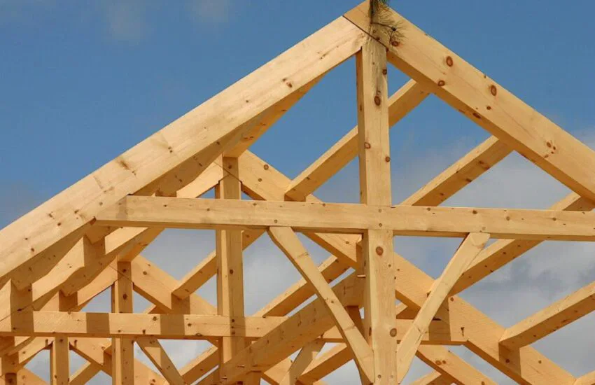 Timber framing used to build temples, homes, and public buildings.