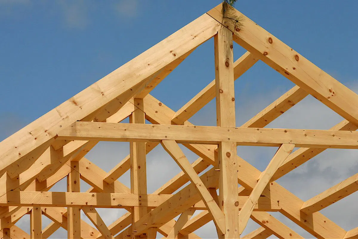 Timber framing used to build temples, homes, and public buildings.