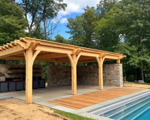 Western Red Cedar - Appearance Grade Cedar Pergola