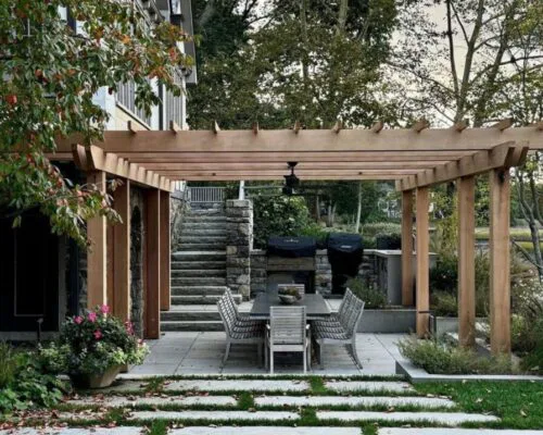 Western Red Cedar - Clear Cedar Pergola
