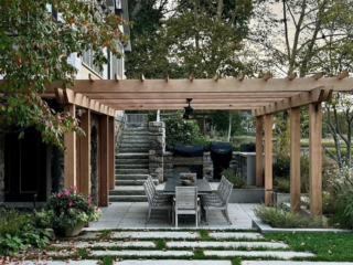 Clear Western Red Cedar Pergola