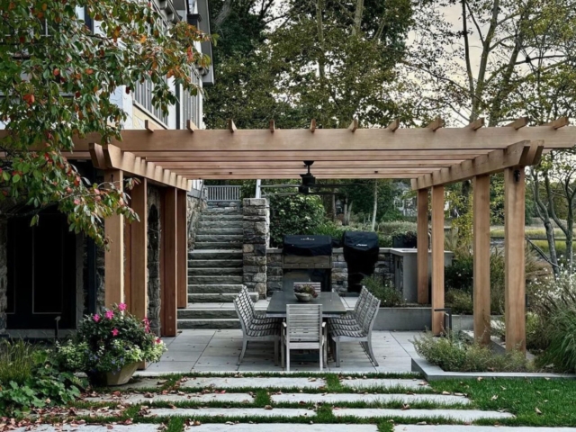 Clear Western Red Cedar Pergola