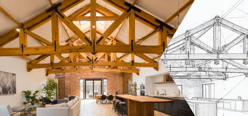 Timber trusses can also be reclaimed and reused at the end of a building’s life.