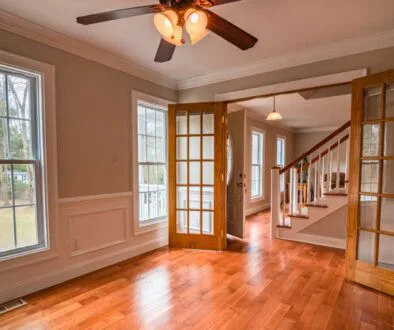 Classic French doors opening to a bright space, highlighting the best interior doors for modern homes.