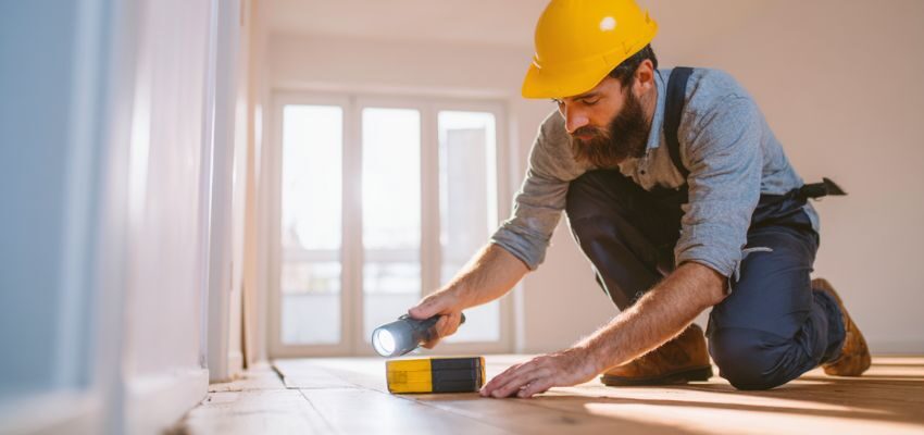 The home has a professional who can inspect the floor to find the root problem of the sagging floor and avoid costly mistakes.