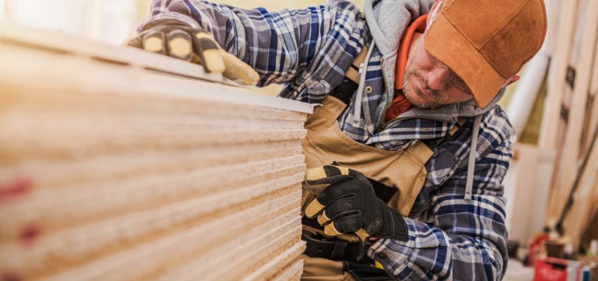 The carpenter uses RTD plywood.