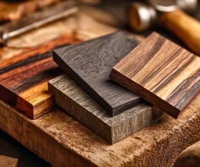 Dark wood types are admired for their rich tones, dramatic grains, and inherent strength.