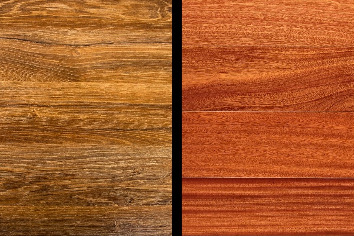Mahogany and walnut wood are valued for their beauty and durability, but differ in aesthetics, aging, and performance.