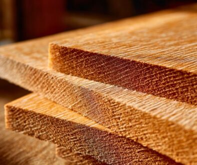 Quarter sawn wood is produced by first cutting a log lengthwise into four wedges, or quarters.