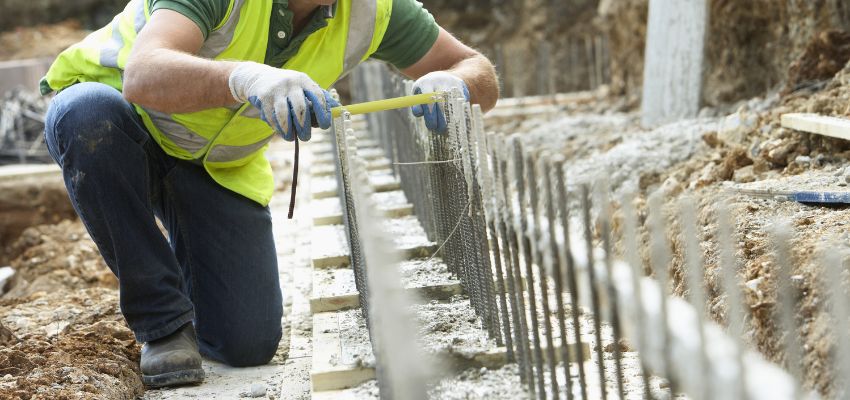 Builders can use a wide range of materials for foundations. Poured concrete and concrete blocks are the most common materials.