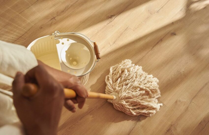 homemade wood floor cleaner.